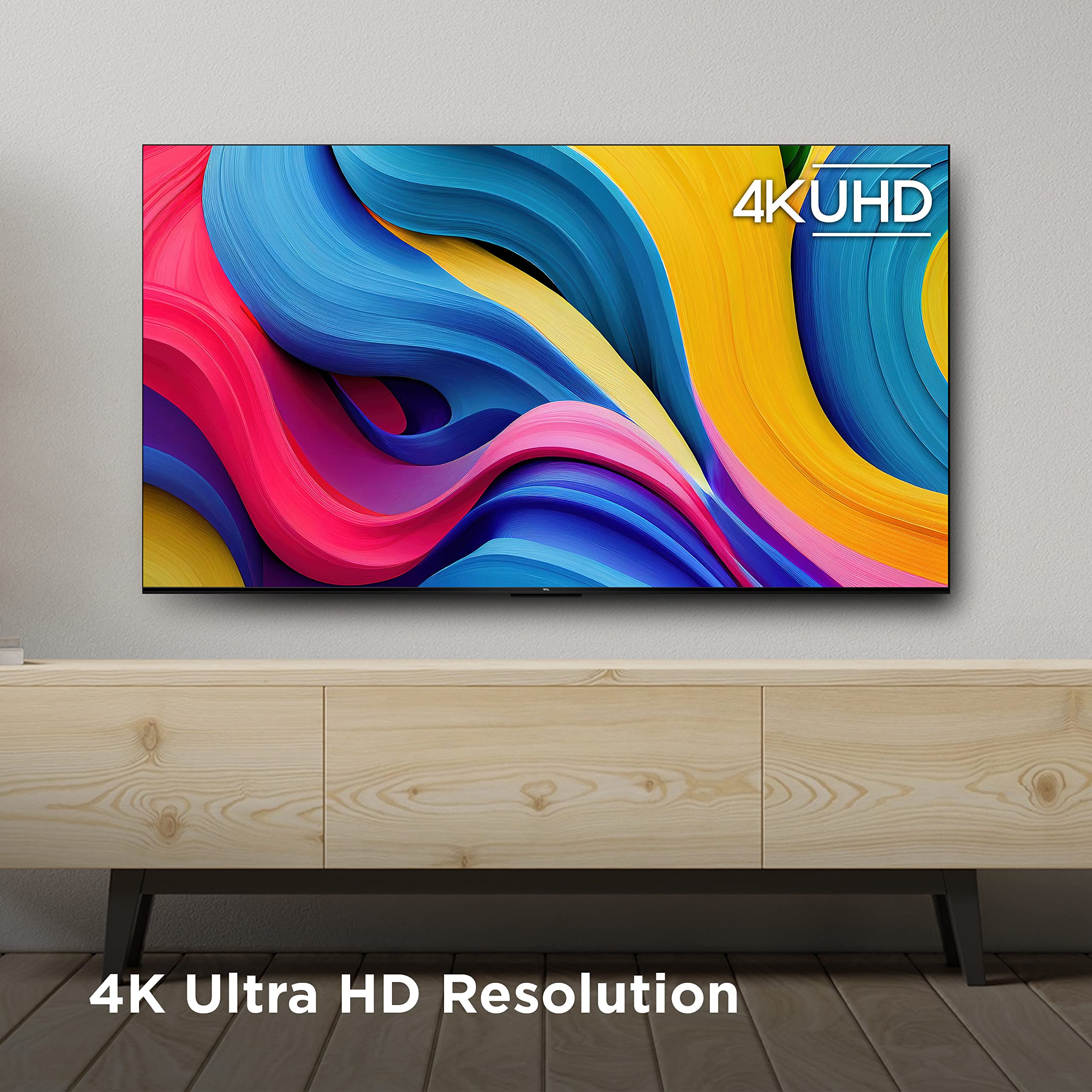 TCL 55-Inch 4K LED Smart TV (55S450G, 2023) - Dolby Vision, HDR Pro, Dolby Atmos, Google Assistant, Voice Remote, Alexa Compatible,